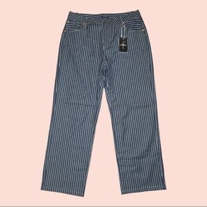 Striped Blue and White Pants